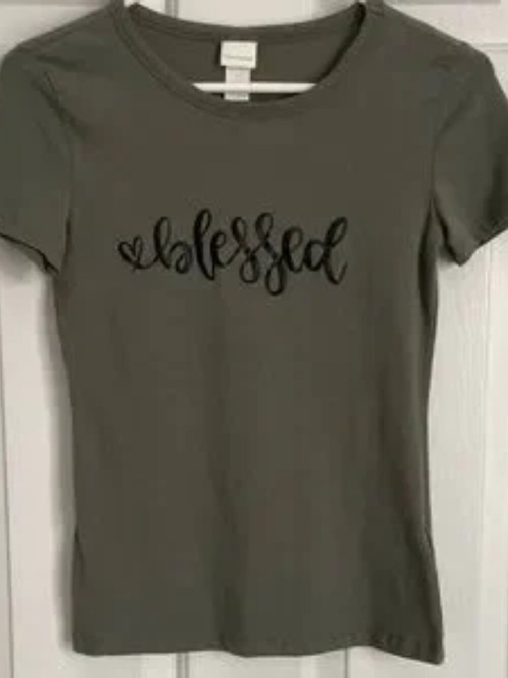 Blessed Olive Green T-Shirt